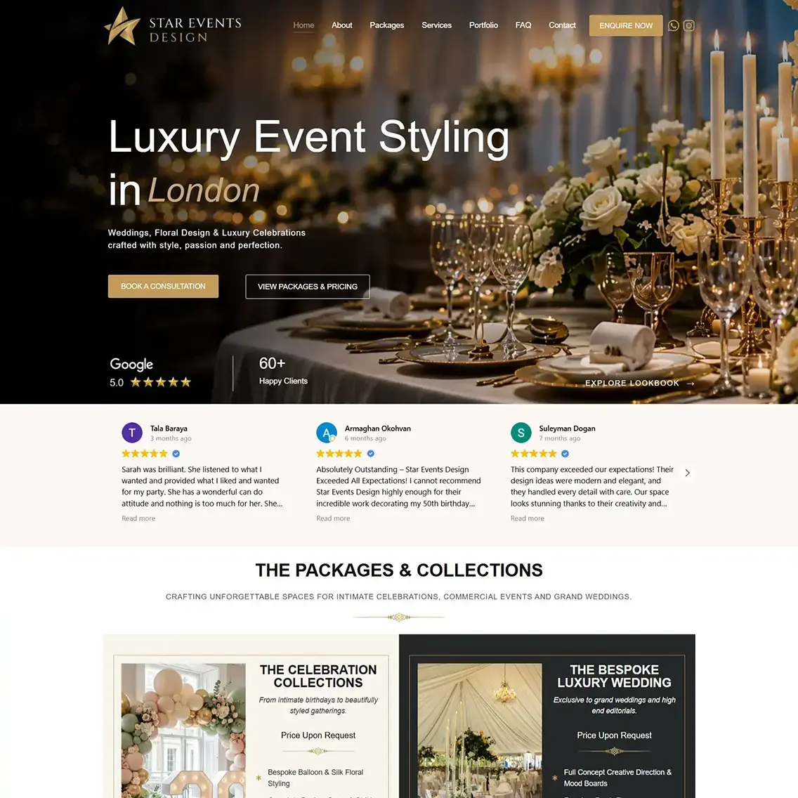 Star Events Design Luxury Event Wedding Decoration Stareventsdesign.co .uk 1